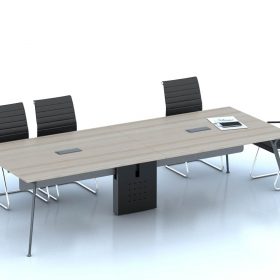 Bàn họp chữ nhật (có yếm và chân giữa MFC) PDM 3012