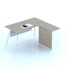 Bàn đơn có tủ hông thấp PDL 140612C (R/L)