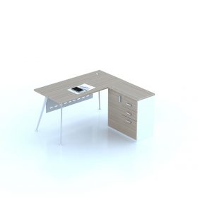 Bàn đơn có tủ hông thấp PDL 160714C (R/L)