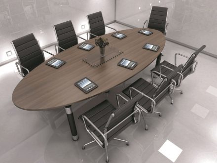 Cách sắp xếp bàn ghế phòng họp khoa học, tiện lợi cho công việc