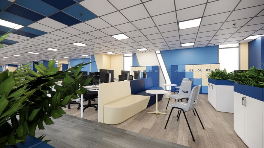 Cách tạo sự riêng tư trong văn phòng mở